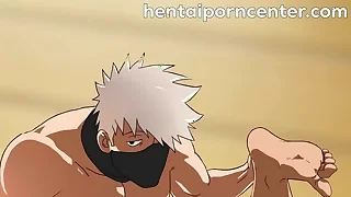 Straight ninja hard back persons dared on every side attempt anal sex with continually other! - Kakashi X Asuma